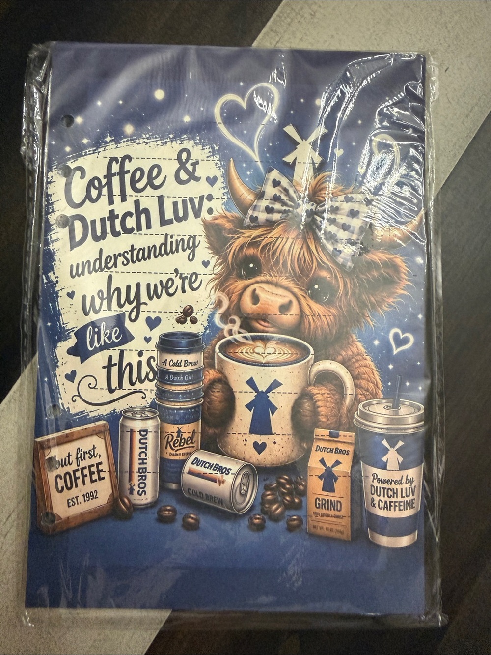 Coffee & Dutch Luv Blue Coffee A5 paper refill